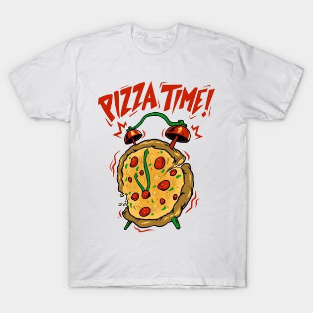 pizza time T-Shirt by spoilerinc